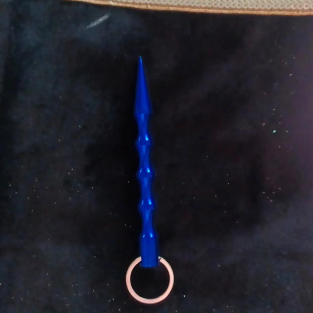 Safety striker bolt keychain COBALT BLUE - Picture 1 of 3